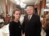 Tajomníčka s prezidentom EFVK Mgr. Všetečkom.