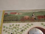 Stará maľba na starej  stene v interiéroch Jaštera.