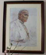 Portréty na stene pripoménali sv. Jána Pavla. II