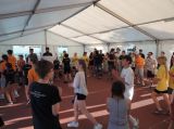 Paralelná zábava detí a neustále tance. Paralelná zábava detí a neustále tance.