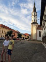 Spiatočná cesta lez nádhernú Levoču. Spiatočná cesta lez nádhernú Levoču.