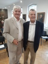 prez EFVK Eques Mgr. Art. Všetečka so synom majstra Blahu.